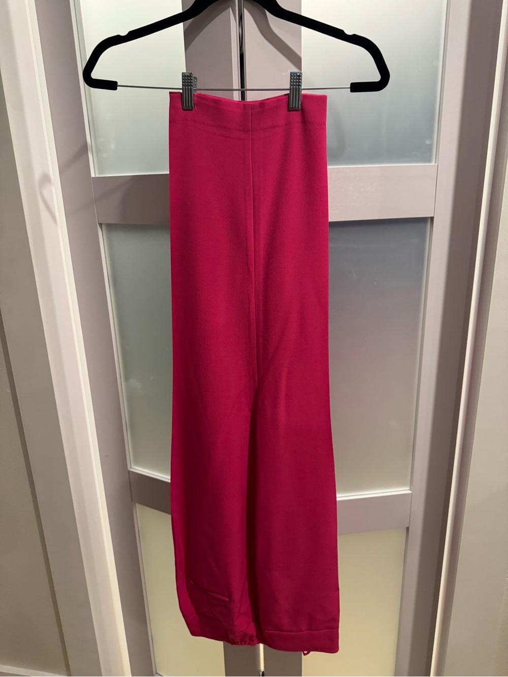 Kasper Fuchsia Wide-Leg Pull-On Pants
